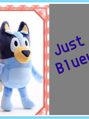 Blue Plush Puppy Kids Toy - Soft Stuffed Animal